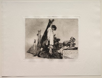 Savaşın Korkuları: Bu Durumda da Değil. by Francisco de Goya