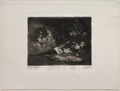 Savaşın Korkuları: Hiçbir Şey. Olay Anlatacak. by Francisco de Goya