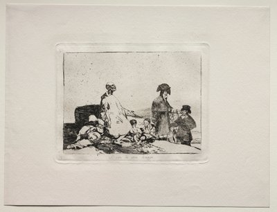 Savaşın Dehşetleri: Belki Onlar Başka Türdendir. by Francisco de Goya
