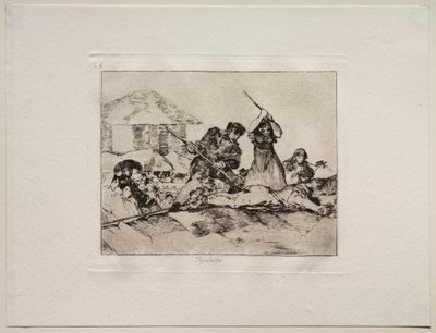 Savaşın Korkuları: Rabble by Francisco de Goya
