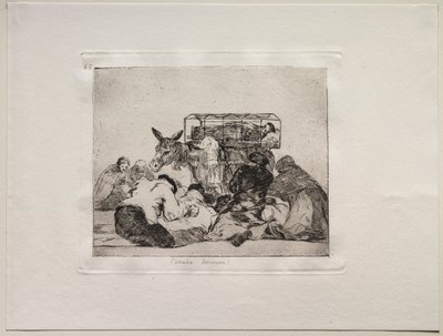 Savaşın Korkuları: Garip Adanmışlık! by Francisco de Goya