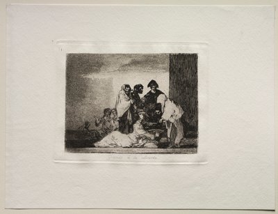 Savaşın Dehşetleri: Darı Sayesinde by Francisco de Goya