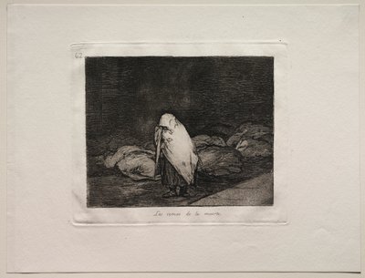 Savaşın Korkuları: Ölüm Yatakları by Francisco de Goya