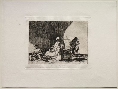 Savaşın Korkuları: Sağlıklı ve Hasta. by Francisco de Goya