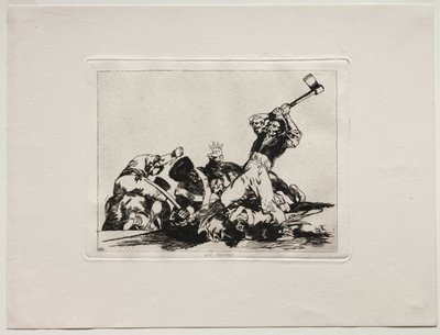 Savaşın Korkuları: Aynı. by Francisco de Goya
