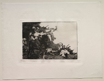 Savaşın Korkuları: Kabul Etmiyorlar. by Francisco de Goya