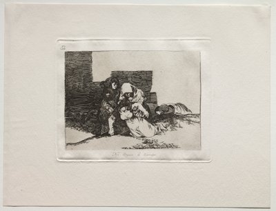 Savaşın Korkuları: Zamanında Gelmezler. by Francisco de Goya