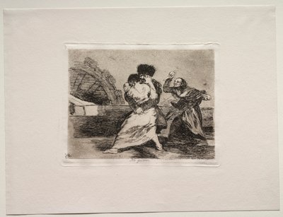 Savaşın Korkuları: Sevmiyorlar. by Francisco de Goya