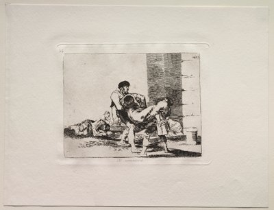 Savaşın Korkuları: Mezarlığa by Francisco de Goya