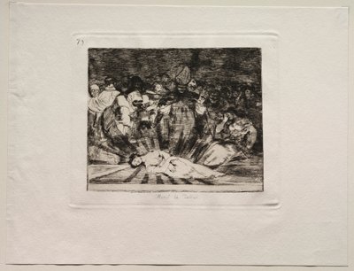 Savaşın Korkuları: Gerçek Öldü. by Francisco de Goya