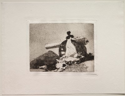 Savaşın Korkuları: Ne Cesaret!. by Francisco de Goya