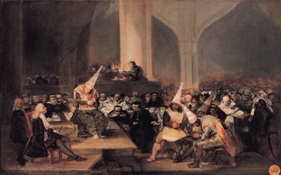 Engizisyon Mahkemesi by Francisco de Goya