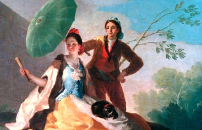 Şemsiye, 1777 by Francisco de Goya