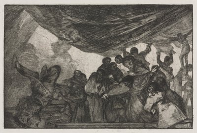 Atasözleri: Açık Delilik, 1864. by Francisco de Goya