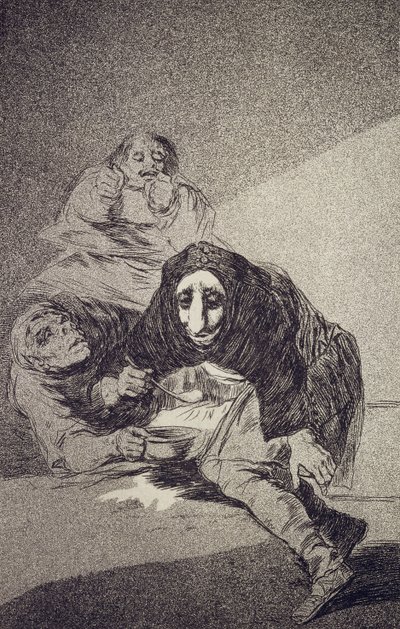 Utanç verici Capricho No 54 by Francisco de Goya