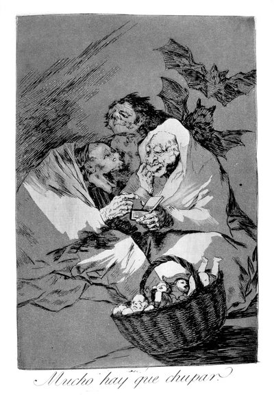 Emecek çok şey var, 1799 by Francisco de Goya