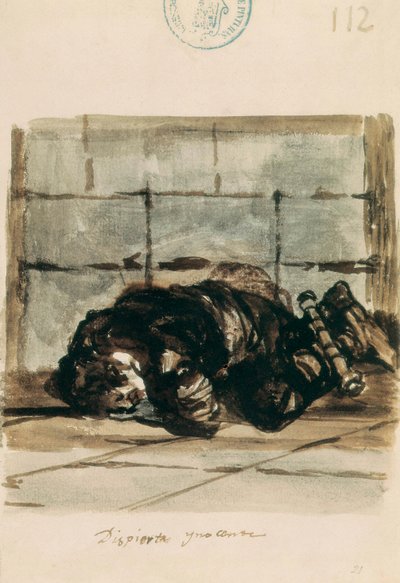 Uyan, masum by Francisco de Goya