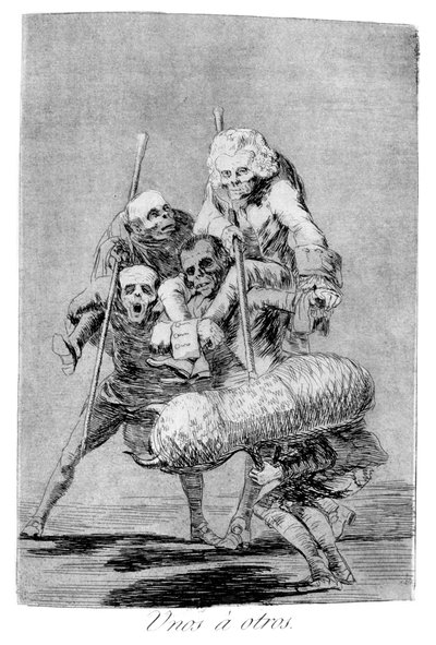 Birinin diğerine yaptığı, 1799 by Francisco de Goya