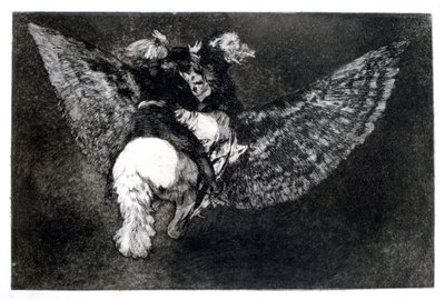 Kanatlı Saçma, 1819-1823 by Francisco de Goya