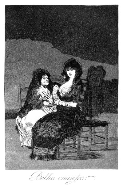 Harika tavsiye, 1799 by Francisco de Goya