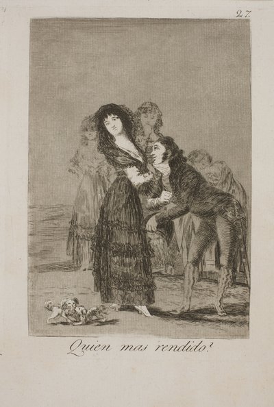 en mütevazı hizmetçi by Francisco de Goya