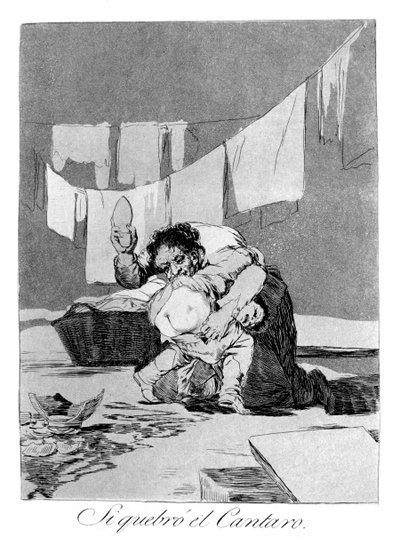 Evet, potu kırdı, 1799 by Francisco de Goya