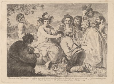 Baco (Bacchus) by Francisco de Goya after Diego Velázquez