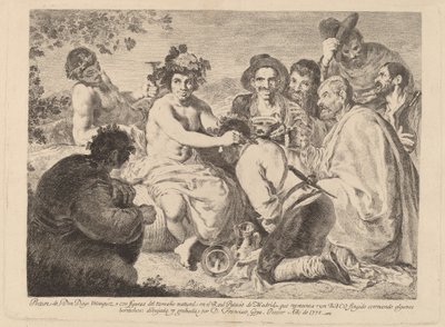 Baco (Bacchus) by Francisco de Goya after Diego Velázquez
