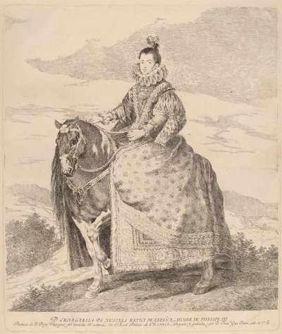 Avusturya margaritası by Francisco de Goya after Diego Velázquez