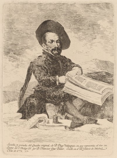 Bir Cüce (Bir Cüce) by Francisco de Goya after Diego Velázquez