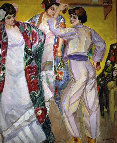 Flamenko mekanı, 20. yüzyıl (tablo) by Francisco de Iturrino