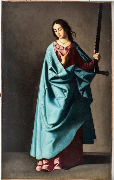 Büyük Şehit Euphemia (tuval üzerine yağlı boya by Francisco de Zurbaran