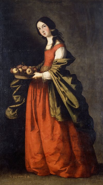 Aziz Dorothea by Francisco de Zurbaran