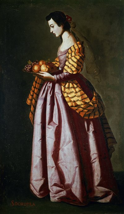 Aziz Dorothy by Francisco de Zurbaran