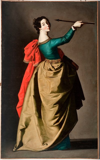 Aziz Ursula (tuval üzerine yağlı boya by Francisco de Zurbaran