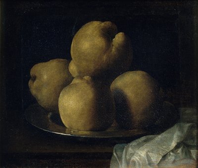 Ayva Tabağı ile Natürmort by Francisco de Zurbaran