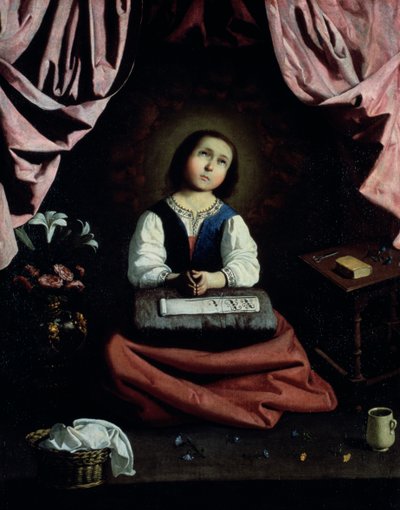 Genç Bakire, c1632-33 by Francisco de Zurbaran