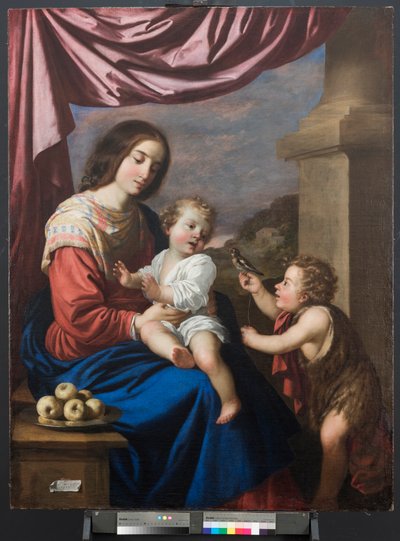 Aziz John ile Bakire ve Çocuk by Francisco de Zurbaran