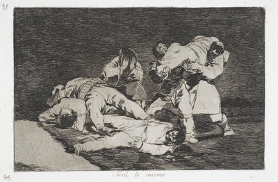 Savaş Felaketleri serisinin aynısı by Francisco de Goya