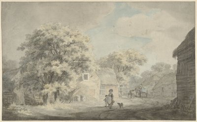 Overveen'de çiftlik evi by Franciscus Andreas Milatz