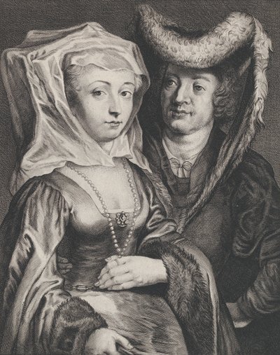 Aziz Pepin I ve kızı Aziz Begga, yak. 1645-72. by Franciscus van der Steen
