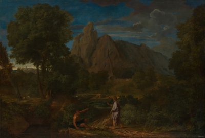 Merkür ve Battus. by Francisque Millet