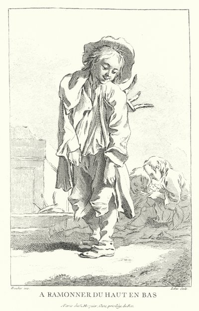 Baca temizleyicisi (gravür) by Francois (after) Boucher