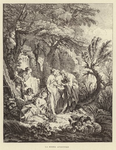 İyi Macera (gravür) by Francois (after) Boucher