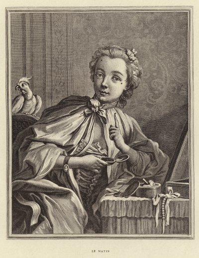 Sabah (gravür) by Francois (after) Boucher