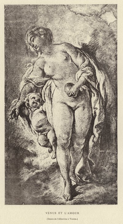 Venüs ve Aşk by Francois (after) Boucher