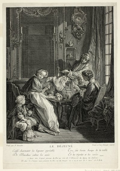 Kahvaltı by Francois Bernard Lepicie