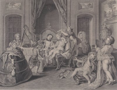 Çocuk Oyunları Çocuk Oyunları, 1731. by Francois Bernard Lepicie