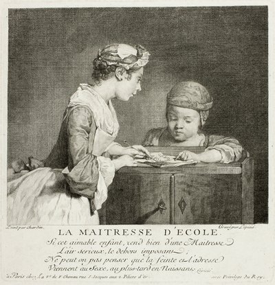 okul metresi by Francois Bernard Lepicie