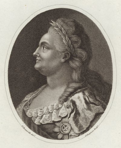 Catherine the Great  by Francois Bonneville
